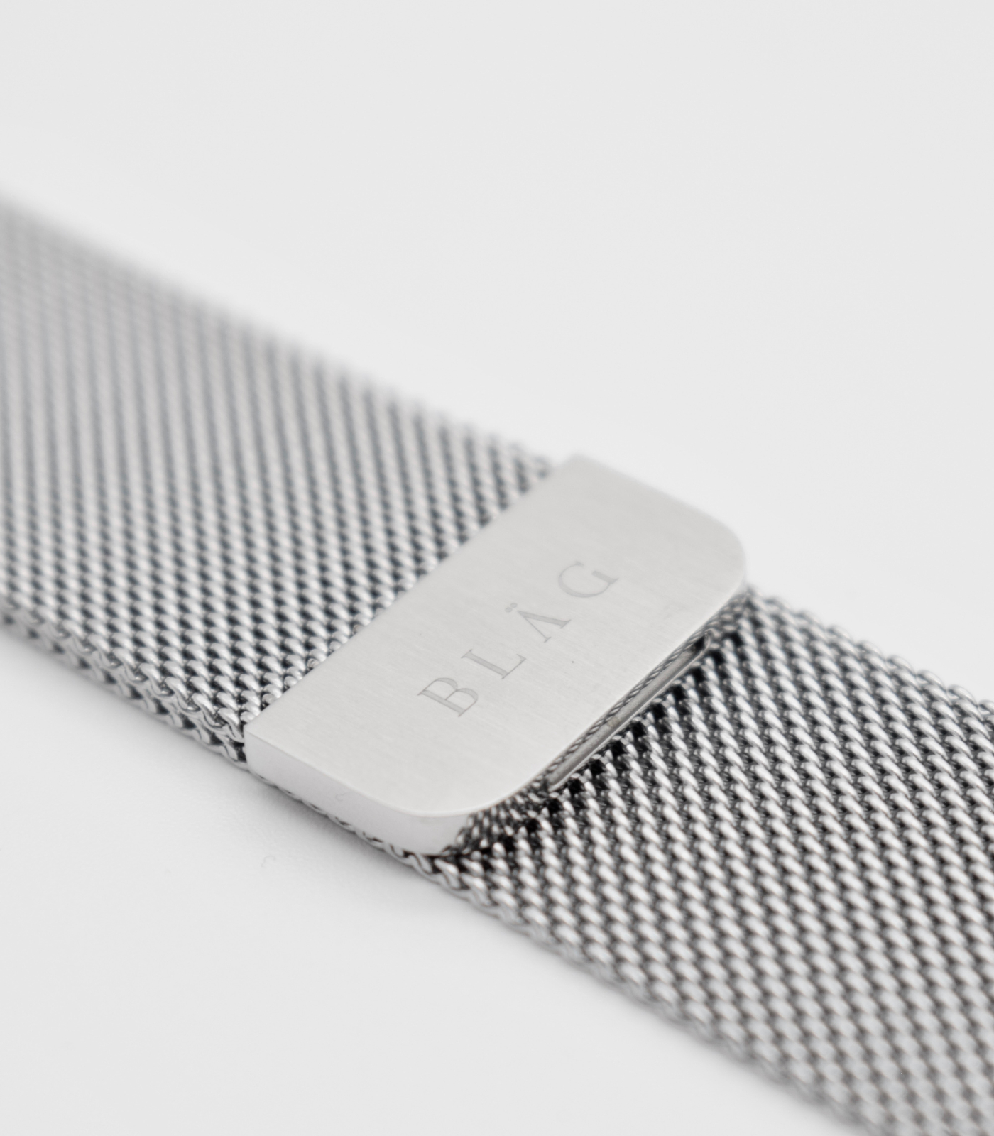 BLÄG Milanaise Armband Silber