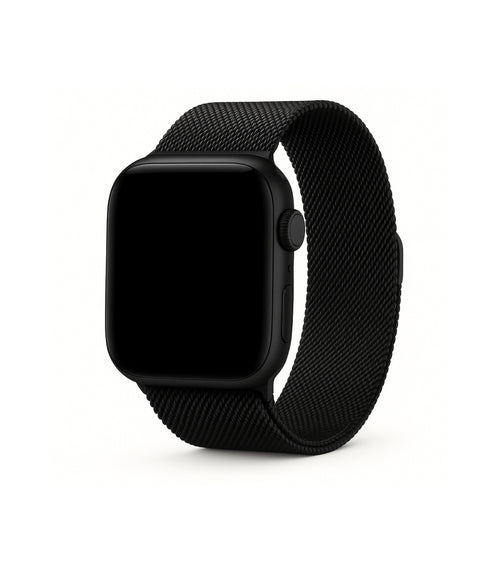 BLÄG Milanaise Armband Schwarz